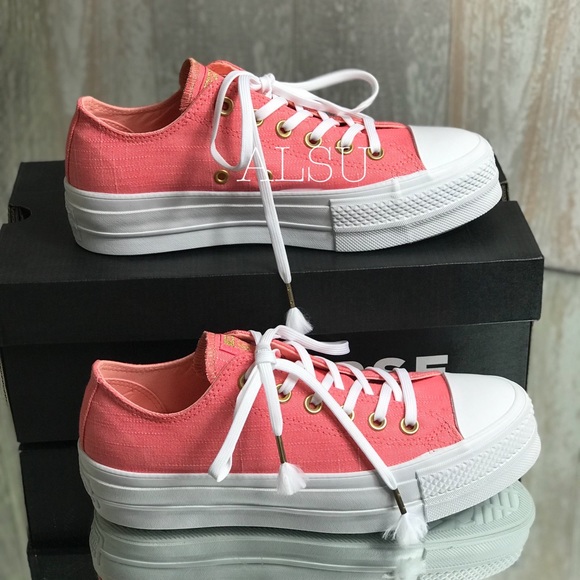 Converse Ctas Lift OX Canvas Driftwood Pink W - Picture 3 of 9
